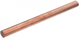 EN CW004A 15MM, Copper round bar, hard, length 0.5 m 15 mm, KME