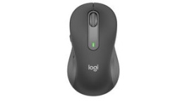 910-006236, Mouse M650 4000dpi Optical Ambidextrous Black, Logitech