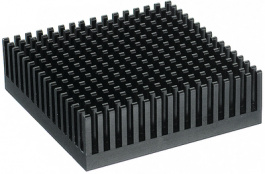 ICK PGA 18 X 18, Радиатор: штампованный; черный; L:45,7мм; W:45,7мм; H:16,51мм, Fischer Elektronik