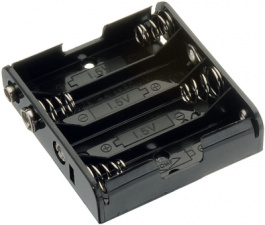 BH341-3B, Battery holder 4 x AA Battery contact, COMF