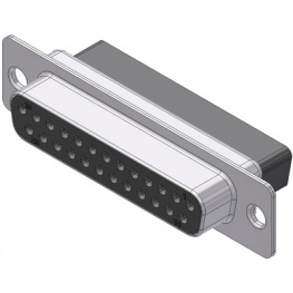 DTS37SX, D-Sub crimp-socket 37 Female Crimp/Straight, Deltron swiss