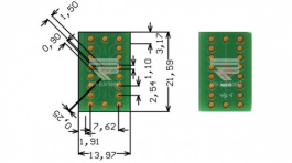 RE935-06R, Prototyping board FR4 Epoxide + chem. Au, Roth Elektronik