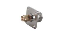 39 SMA-N-50-1/1-- NE, RF Adapter, Panel Feed-Through, SMA Plug - N Socket, 50Ohm, Huber+Suhner