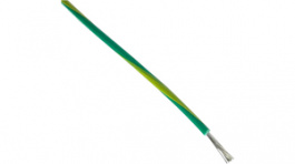 3075 GY001 [305 м], Stranded Wire 0.82mm\x1a Stranded Tin-Plated Copper Wire Green / Yellow 305m, Alpha Wire