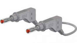 66.9408-05028, Safety Test Lead 500mm Grey 600V Nickel-Plated, Staubli (former Multi-Contact )
