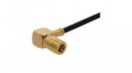 16 SMB-50-2-40/111 NE, RF Connector, SMB, Brass, Plug, Right Angle, 50Ohm, Crimp Terminal, Huber+Suhner