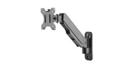 DA-90396, Single Gas Spring Monitor Wall Mount Arm, 32", 75x75/100x100, 8kg, DIGITUS