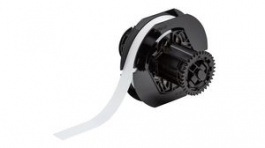 151520, BradyGrip Hook Fastener Label Tape, Polypropylene, 6.35mm x 15.2m, White, Brady