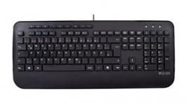 KU300DE, Keyboard, KU300, DE Germany, QWERTZ, USB, Cable, V7