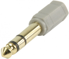 BAP664, Headphone adapter 1x jack plug, stereo male 6.35 mm - 1x jack coupling, Bandridge