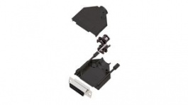 DTZK15-BK-HDS26-K, DA-26 Socket D-Sub HD Connector Kit, Zinc Backshell, Encitech Connectors