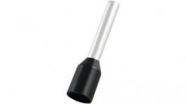 RND 465-00190 [100 шт], Bootlace ferrule 1.5 mm2 black 16.3 mm pack of 100 pieces, RND Connect