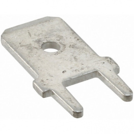 726386-2, Наконечник: плоский; 6,3мм; 0,8мм; "папа"; THT; латунь; луженые, TE Connectivity