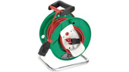 1140722, Extension Cable Reel Garant IP20 PVC 25m 1x Type J (T13) - Type J (T12), Brennenstuhl