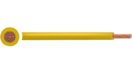 RND 475-00627 [100 м], Tri-Rated Wire, 1.00 mm\x1a, yellow Copper bare PVC, RND Cable
