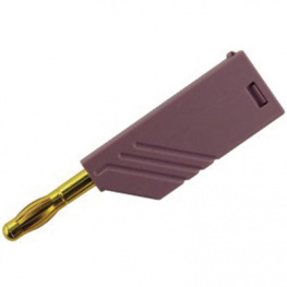 LAS N WS AU VIOLET, Plug diam. 4 mm Violet CAT I, SKS Kontakttechnik