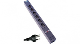 RND 465-00213, PDU 19^, 6 x Type T13, Black, Plug T12, RND Connect