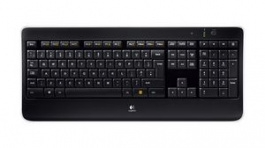 920-002372, Keyboard, K800, FR France, AZERTY, USB, Wireless, Logitech