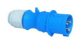 21013-TLS, Mains Plug with Multi-Grip Cable Gland 3P (2P+ PE) 6mm\x1a 32A IP44 250V, Bals