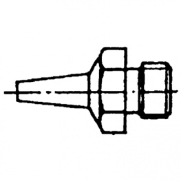 R04, T0058727821 Hot Air Nozzle, Weller