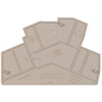 ZAP/TW ZDK4-2 Partition plate 52.68 x 2 x 77.81 mm beige