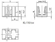 KL-110/38,1/SW Радиатор: штампованный; U; TO220; черный; L: 38,1мм; W: 14,5мм