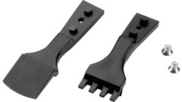 A2WFSV, Kit of 2 PVDF Tips and 3 Screws ESD Fine/Round/Stepped Bottom Paddle/Strong Top, Ideal-Tek