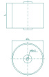 E53.R11-402T21 C=4uF; Vdc=5000V; Vac=2100V; Vrms=1500V; Capacitors with Low Inductance