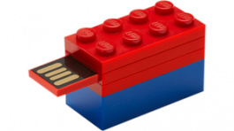 P-FDI16GLEGO-GE, USB-Stick USB Flash drive 16 GB red/blue, PNY