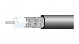 ENVIROFLEX B142 [100 м], Coaxial Cable RF-142 LSZH 5mm 50Ohm Silver-Plated Copper Black 100m, Huber+Suhner