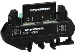 DRA1-CMXE100D10, Solid state relay single phase - 20...28 VDC 10 A, Sensata