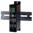 EX-1163HM Industrial Hub USB 2.0 4x Black