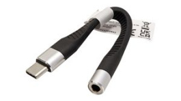 12033241, Adapter, USB-C Plug - 3.5 mm Stereo Socket, SECOMP (Roline)