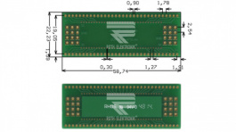 RE917, Prototyping board FR4 Epoxide + chem. Au, Roth Elektronik