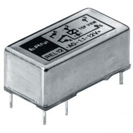 REL 12-A0-1.1 12VDC, Signal Relay 12 VDC 1140 Ohm 126 mW THD, Erni / TE