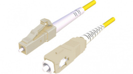 LCASC09SYE15, Fibre optic cable 9/125um LC-APC/SC 15 m Yellow, AFL Hyperscale