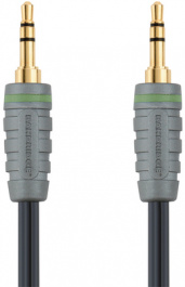 BAL3302, Audio cable 2 m Black, Bandridge