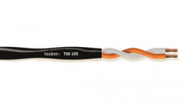 TSK105 [100 м], Twisted loudspeaker cable 100 m black,2 xAWG 12, Tasker