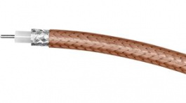 3000017850 [100 м], Coaxial Cable RG178 7x 0.1mm Silver-Plated Copper FEP Brown, Habia Cable