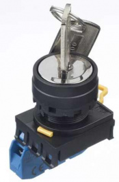 YW1K-2AE11, однополюсный переключатель с ключом, IDEC