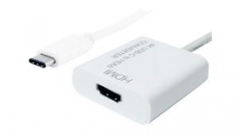 12993210, Video Cable Adapter, USB C Plug - HDMI Socket 100mm, Value
