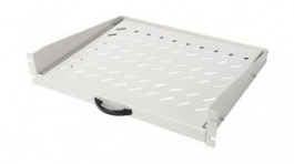 DN-19-TRAY-2-450, Extendible Shelf for 19" Cabinets, 352mm, Grey, DIGITUS