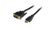 HDDVIMM1M Video Cable Bi-Directional, HDMI Plug - DVI Plug, 1m