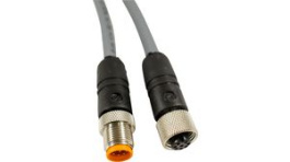 DR08AR124 SL357, Соединительный кабель; M12; PIN: 8; 3м; вилка; 36ВAC; 1,1А; -25?80°C, Alpha Wire