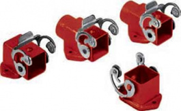 CKAXR 03 IA, Прямые и угловые корпуса для монтажа на панель без сальника, с рычагом из нержавеющий стали, ILME