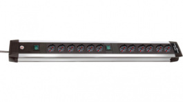 1391005012, Outlet Strip, 12xType L / F (CEE 7/3) / ITA/GER, 3 m, Brennenstuhl