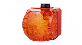 874171313, LED Signal Beacon, Strobe/Multi-Strobe, Orange, 240VAC, Wall Mount, QBS, Auer