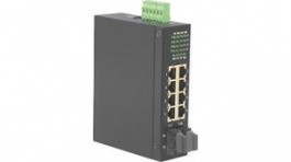 21.13.1154, Switch DIN Rail Fast Ethernet, 6x 10/100 2x SC Unmanaged, Roline