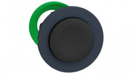 ZB5FL2, Pushbutton Head Black Raised Suitable for Harmony XB5, SCHNEIDER ELECTRIC