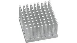 ICKS18X18X10, Pin Heat Sink, Aluminium Natural, 6.8K/W, Fischer Elektronik